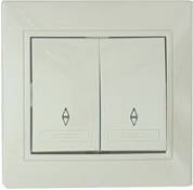 Мира Выкл.крем 2 кл.проходной