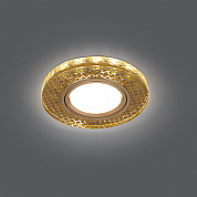 BL078 Gu5.3 LED 2700K кристалл/черный/золото